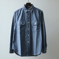 FOB FACTORY / CHAMBRAY WORK SHIRT / F3494
