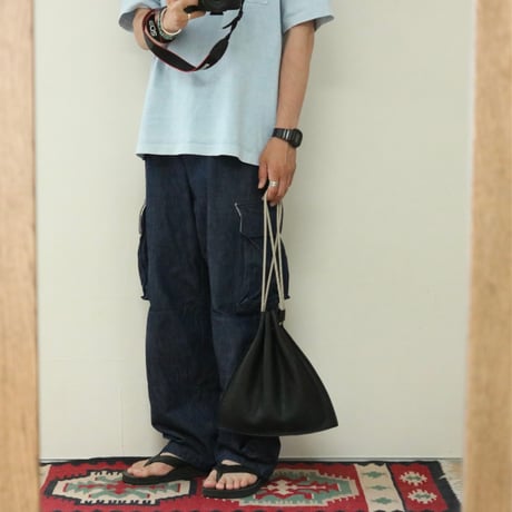 UNISEX / ''LINKS'' ORIGINAL / LEATHER CRAFT ROPE BAG