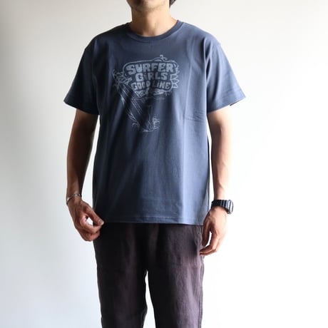Branchworks / クラックプリントTEE-SURFER