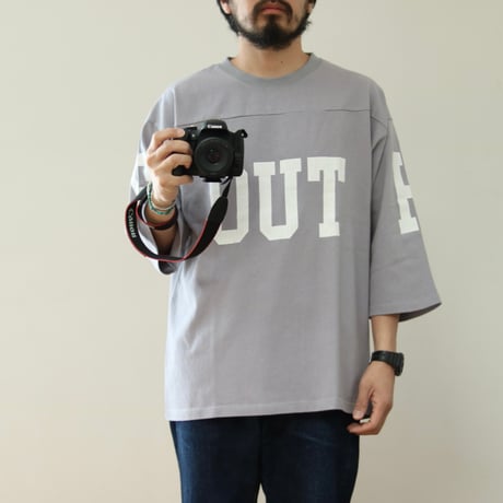 UNISEX / modem design / 七分袖フットボールTEE ''SOUTH'' / M-2410255