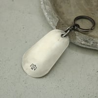 UNISEX / ナバホ族 Bruce Morgan / 1/4 14K チゼル プレーン バ