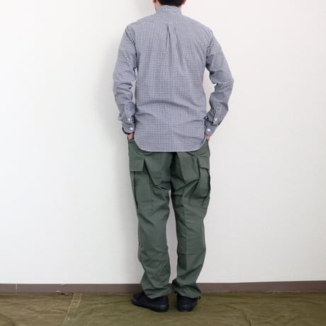 TRY & ERROR / STAND COLLAR SHIRT GINGHAM CHECK