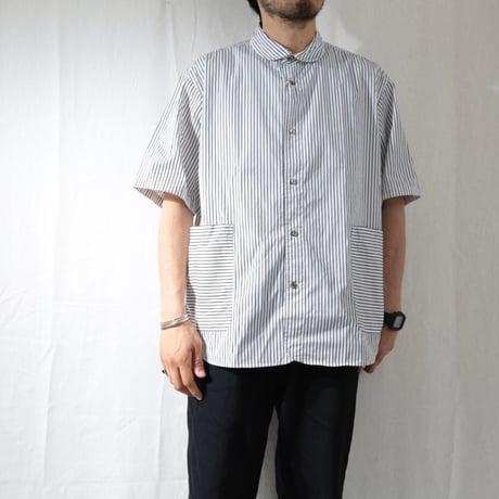 CATTA / SIDE POCKET SS SHIRT -STRIPE- / SP-02S