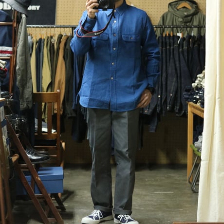 FOB FACTORY / ID GAUZE WORK SHIRT / F3507