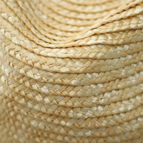cableami / STRAW HAT with batik strap (detachable) / 029-24SS
