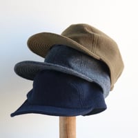 cableami / WOOL FLANNEL CAP