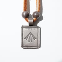UNISEX / ナバホ族 Bruce Morgan / 1/4 14K チゼル プレーン バ