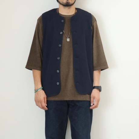UNISEX / SPINNER BAIT / インド超長綿パイル五分袖 / 1141CP