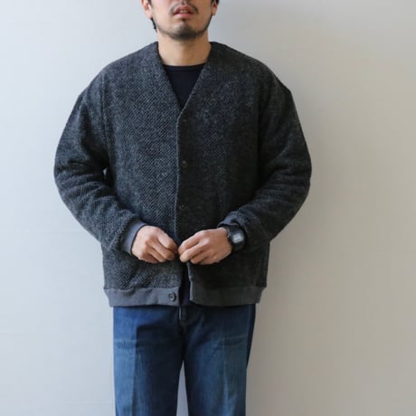 UNISEX / SPINNER BAIT / リブカーディガン アイスランディックウール / 212IK
