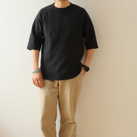 UNISEX / SPINNER BAIT / ラグラン五分袖 アメリカンドライカノコ / 1011AK