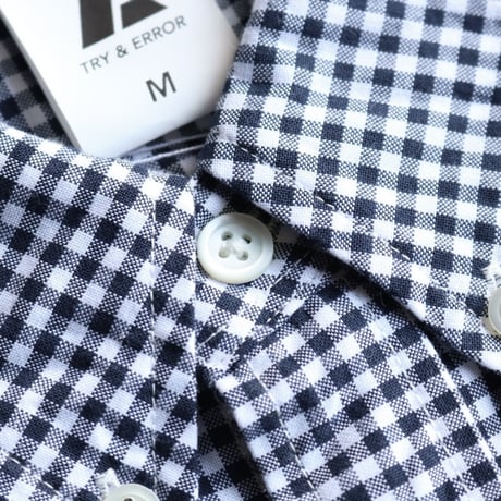 TRY & ERROR / B.D SHIRT GINGHAM CHECK