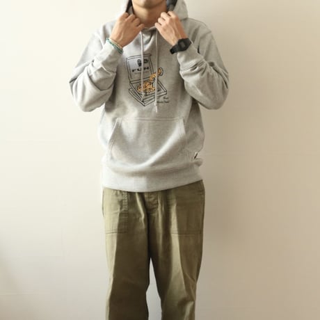 modem design / L/S Pullover Parka ''Pizza'' / F-23051564