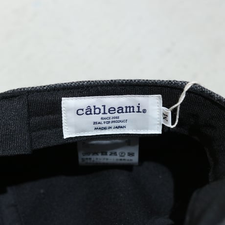 cableami / Recycle Tweed CASQUETTE / 022-25AW
