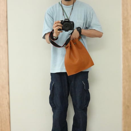 UNISEX / ''LINKS'' ORIGINAL / LEATHER CRAFT ROPE BAG