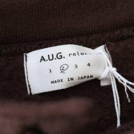 UNISEX / A.U.G. relaxing / ウール裏起毛モックネックPO / 834406