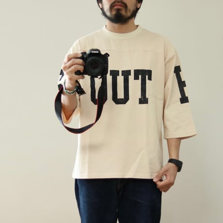 UNISEX / modem design / 七分袖フットボールTEE ''SOUTH'' / M-2410255