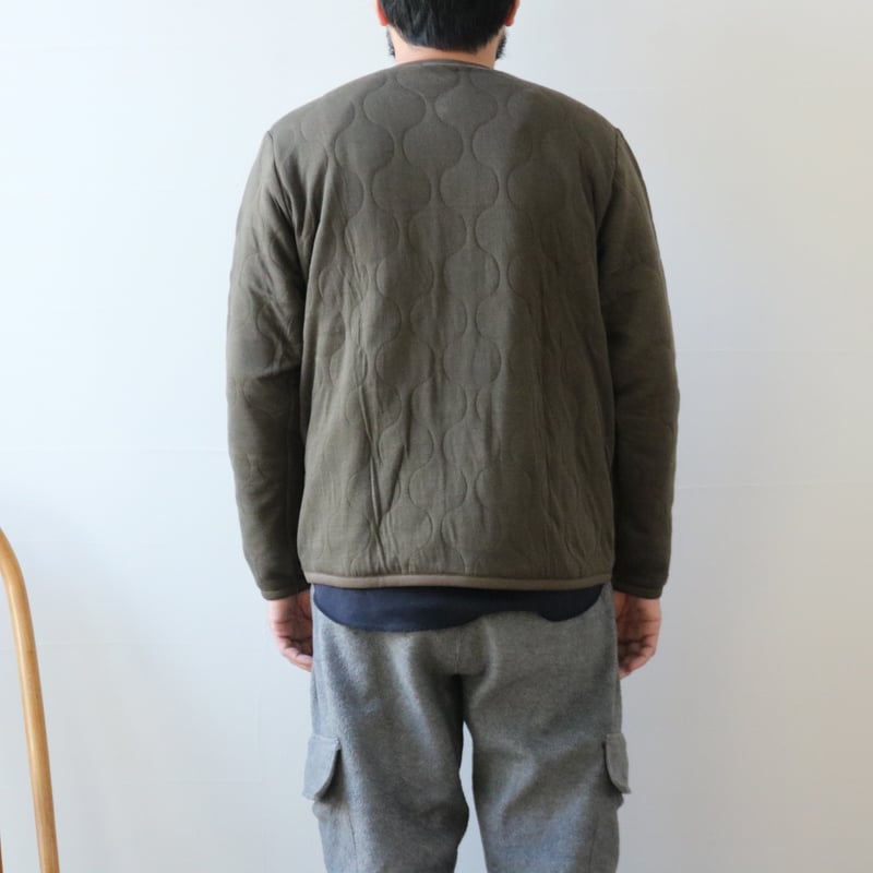 UNISEX / SPINNER BAIT / ライナーカーディガン ミリタリーキルト / 2