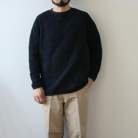 UNISEX / SPINNER BAIT / ラグランクルーネック ミリタリーキルト / 1022MK