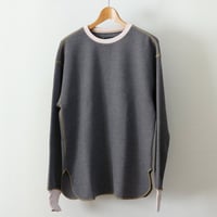UNISEX / modem design / L/S WAFFLE TEE / M-2310255