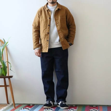UNISEX / FOB FACTORY / DENIM TRACK PANTS / F0508