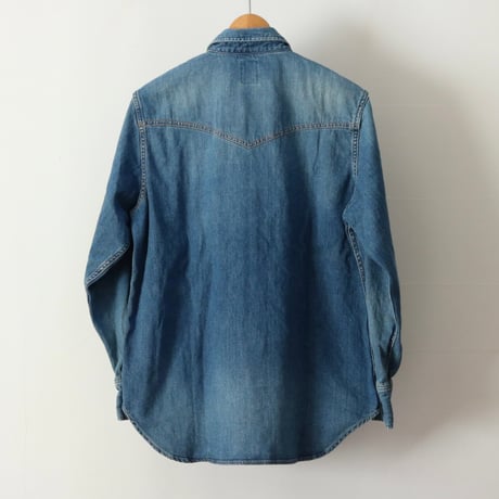 FOB FACTORY / DENIM WESTERN SHIRT / F3506