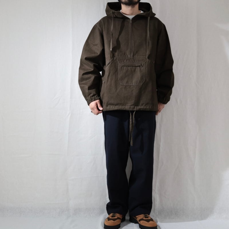 CRANK PROJECTS / ファットパンツ ウールコットンアーミーツイル