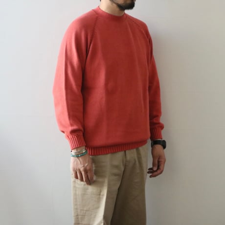UNISEX / seuvas diggin'×LINKS / コットンラグランセーター
