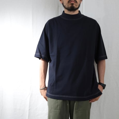 CATTA / MOCK NECK SHORT SLEEVE TEE / STN-02