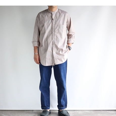 amne / STRIPE B.C L_s shirts / amn-SH-032