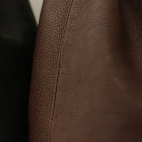 UNISEX / ''LINKS'' ORIGINAL / LEATHER DRAWSTRING BAG (大)