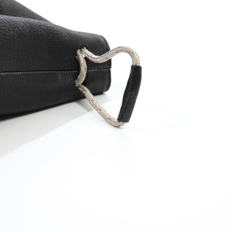 UNISEX / ''LINKS'' ORIGINAL / LEATHER×CRAFT ROPE DRAWSTRING BAG (中)