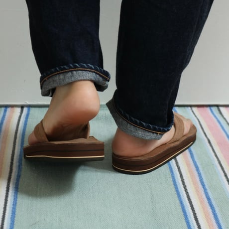 RAINBOW SANDALS / DOUBLE LAYER LUXURY LEATHER / 302ALL00