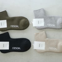 UNISEX / rasox / ソフトパイル・アンクル / PL210AN01