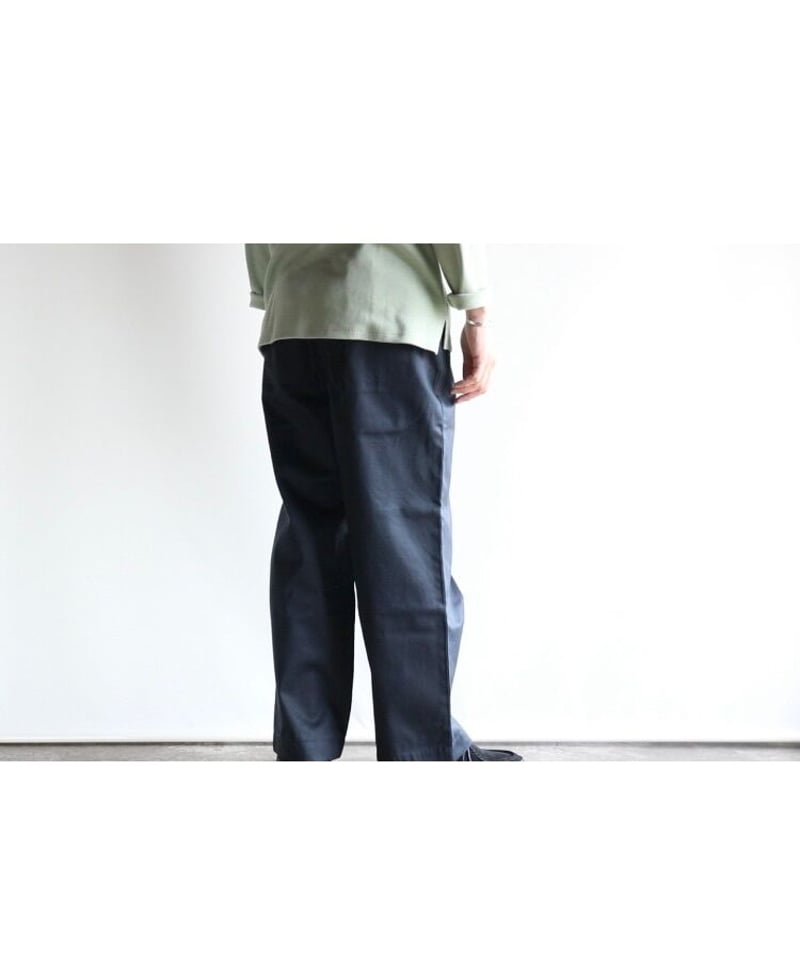 ARAN CHINO 4 チノパン ワイドパンツ ネイビー ARAN CHINO 4 チノパン ワイドパンツ ネイビー