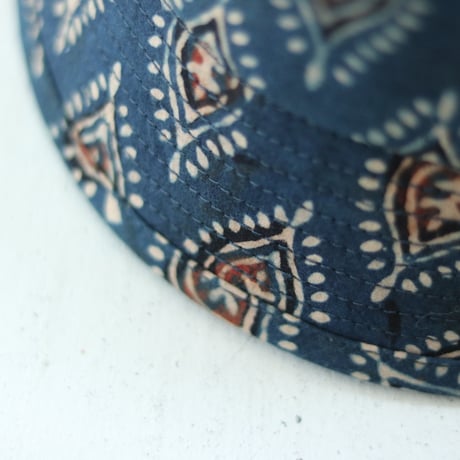 cableami / BLOCK PRINT BUCKET HAT / 006-25SS