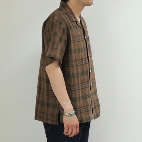 D.C.WHITE / MADRAS CHECK INDIAN CLERK SHIRTS / D241657