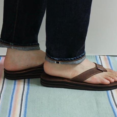 RAINBOW SANDALS / DOUBLE LAYER LUXURY LEATHER / 302ALL00