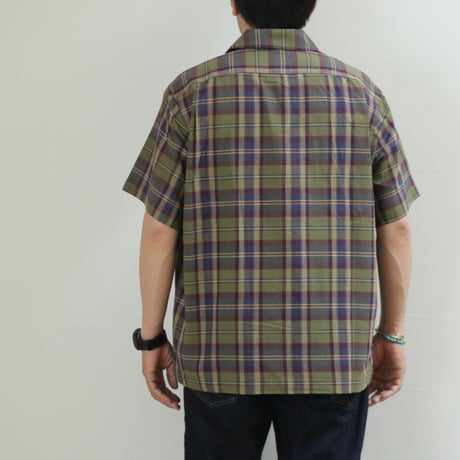 D.C.WHITE / MADRAS CHECK INDIAN CLERK SHIRTS / D241657
