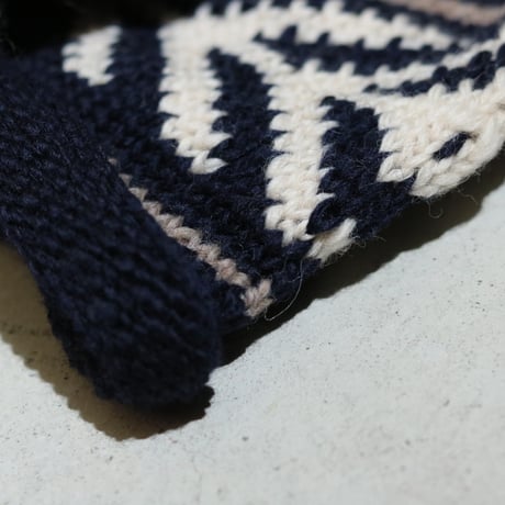 UNISEX / cableami / WOOL JACQUARD W/CAP / 033-25AW