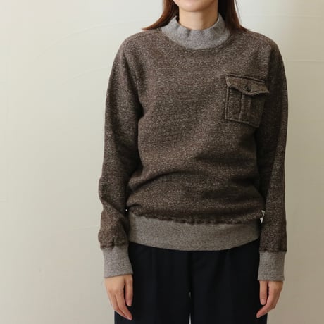 UNISEX / Kepani / Laie Mock Neck with Pocket / KP5034MS