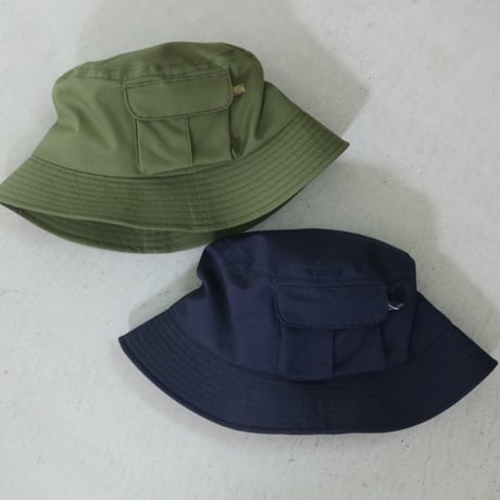 cableami / 60/2 Ventile BUCKET HAT with pocket