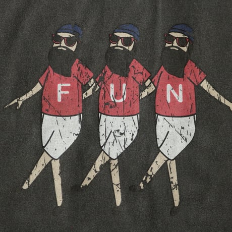 UNISEX / FUN for modem design / Ojisan Pigment Dye Tee / F-23052511