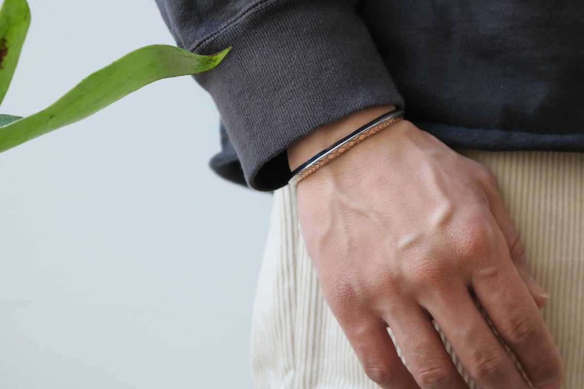 UNISEX / ナバホ族 Bruce Morgan / #2TR Plain (SS) /