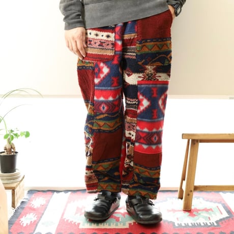 MR.REMAKEMAN / Fleece Puzzle Pants / MR-2507655-③