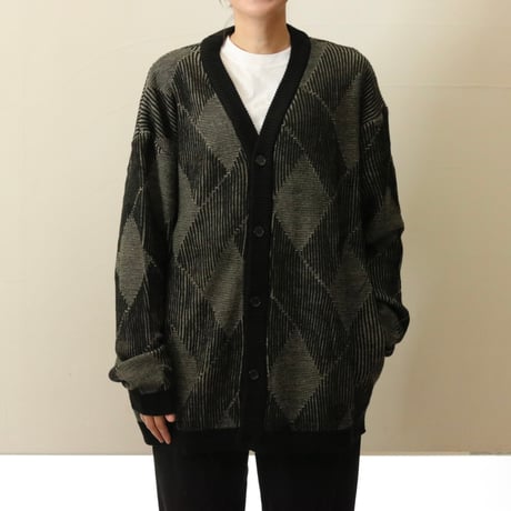 UNISEX / modem design / PLAITING KNIT CARDIGAN / M-2503457