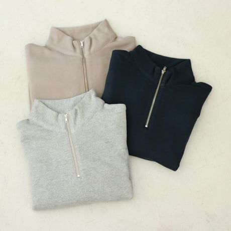 WOMAN / SETTO UTILITY / HALF ZIP SWEAT / STSW0004