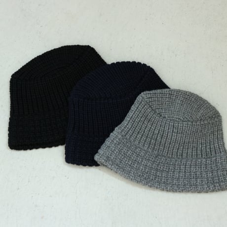 UNISEX / cableami / WOOL BUCKET HAT / 035-24AW