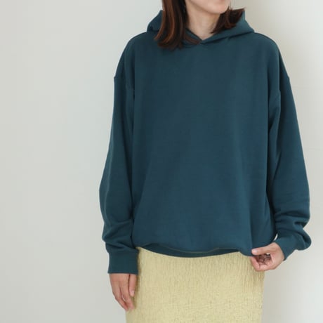 UNISEX / amne / FRENCH TERRY oval hoodie / amn-CS-064