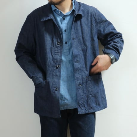 FOB FACTORY / DENIM COVER ALL / F2447