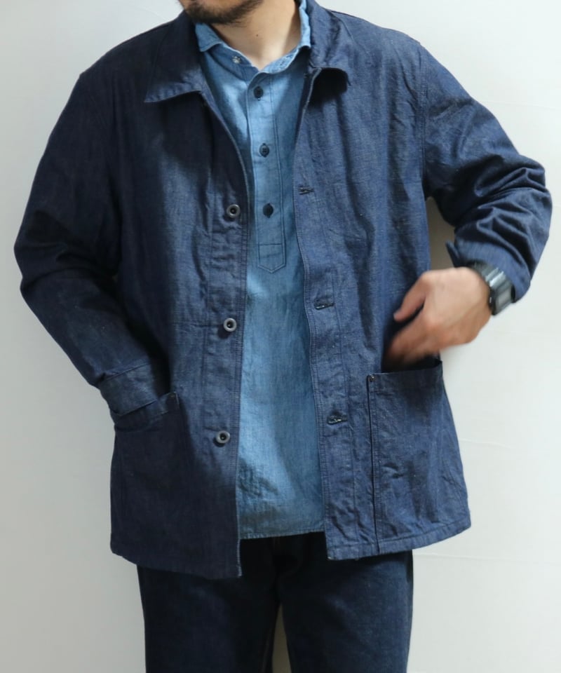 FOB FACTORY / DENIM COVER ALL / F2447 | LINKS O